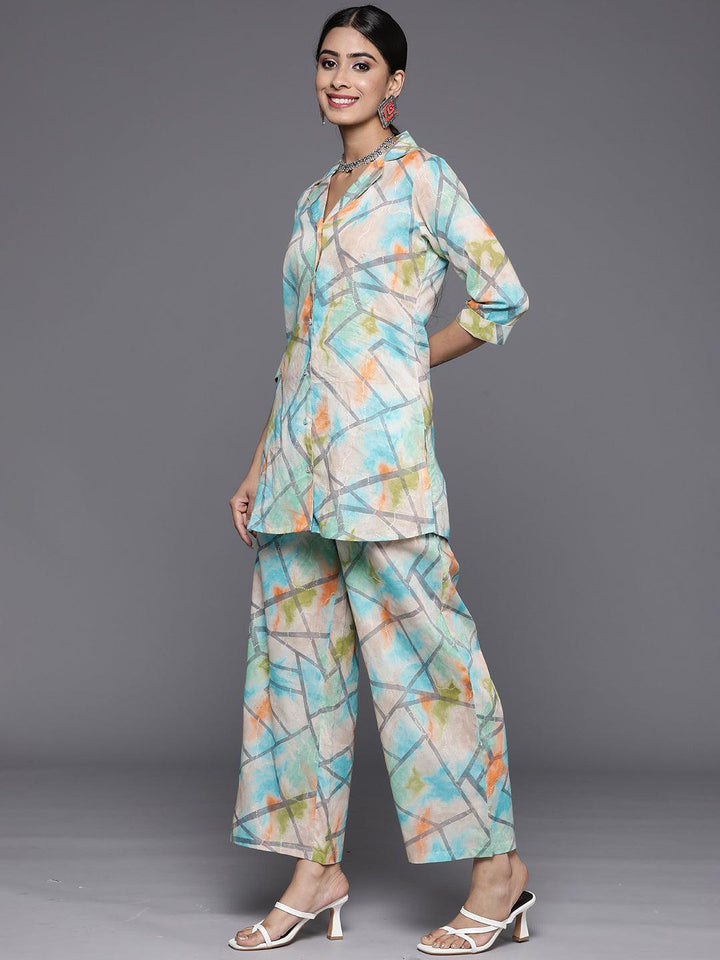 Multi Dyed Cotton Co-Ords