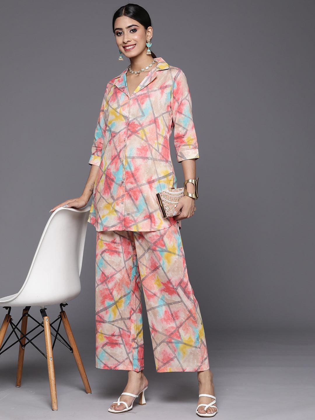 Multi Dyed Cotton Co-Ords - ShopLibas 