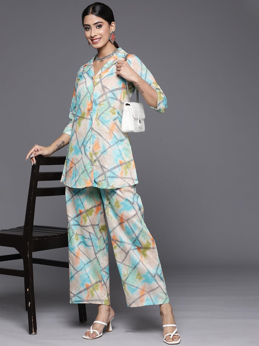 Multi Dyed Cotton Co-Ords - ShopLibas 