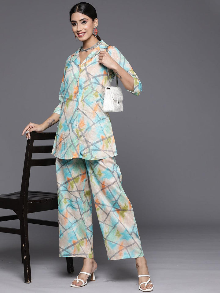 Multi Dyed Cotton Co-Ords