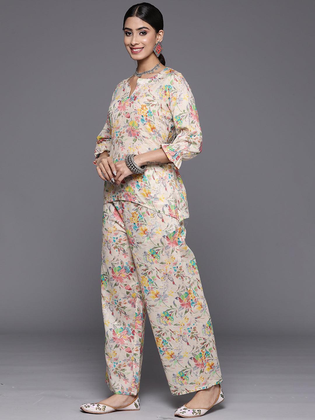 Multi Printed Cotton Co-Ords - ShopLibas 